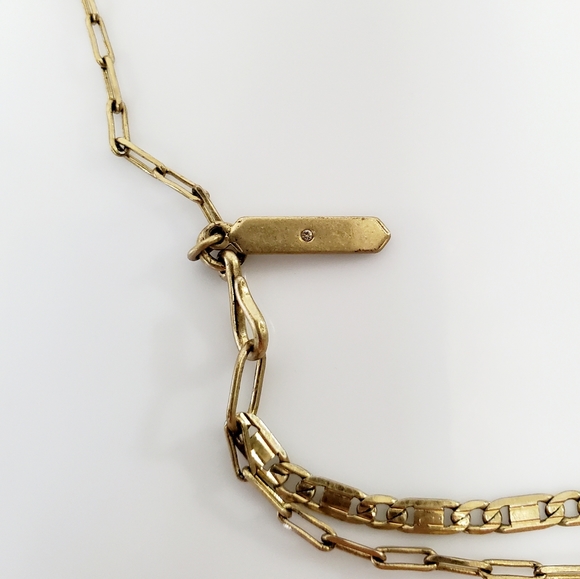 STELLA & DOT  - Heritage Coin Pendant with Layered Chains - Picture 8 of 10